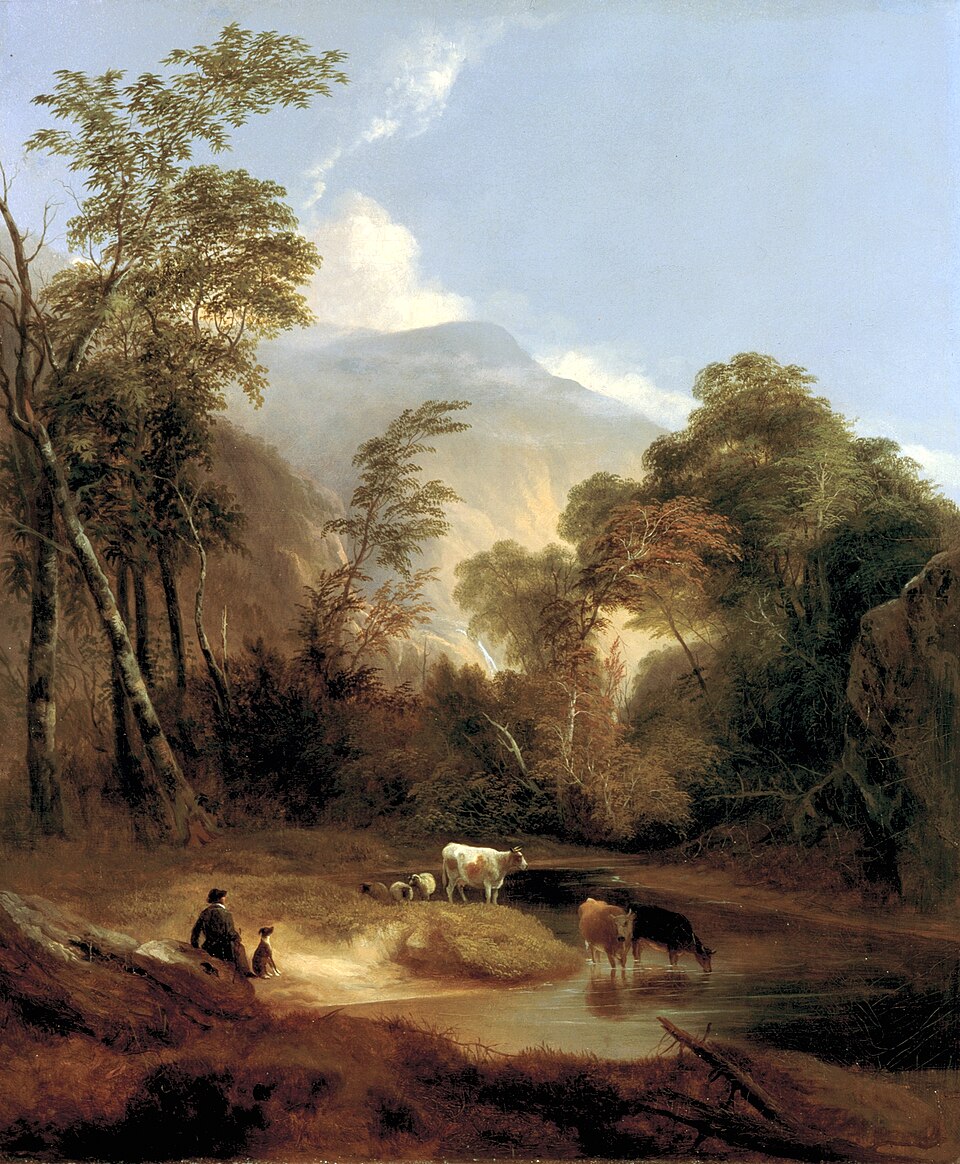 Zdjęcie ilustracyjne: Pastoral Landscape by Alvan Fisher, 1854.jpg