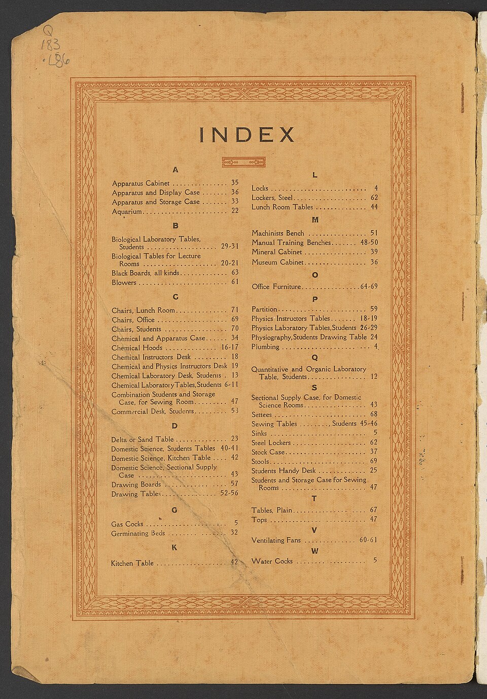 Zdjęcie ilustracyjne: Laboratory Wood Work - Physics, Biology, Chemistry, Physiography, Drawing Tables, Office Furniture, Domestic Science, Manual Training, Benches, etc. - DPLA - 7d0745eb708b361ae5a7f041eb66da7a (page 56).jpg
