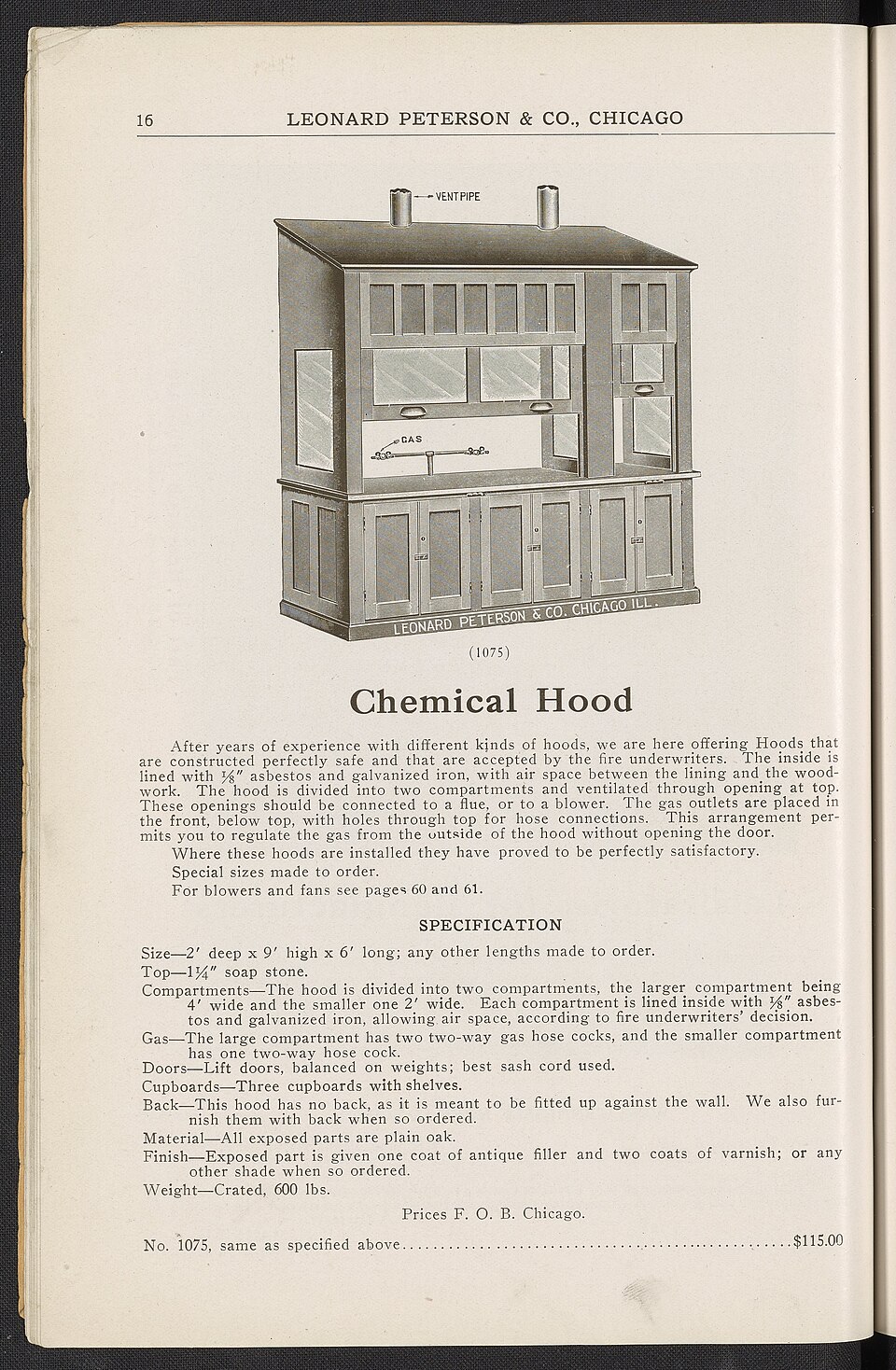 Zdjęcie ilustracyjne: Laboratory Wood Work - Physics, Biology, Chemistry, Physiography, Drawing Tables, Office Furniture, Domestic Science, Manual Training, Benches, etc. - DPLA - 7d0745eb708b361ae5a7f041eb66da7a (page 67).jpg