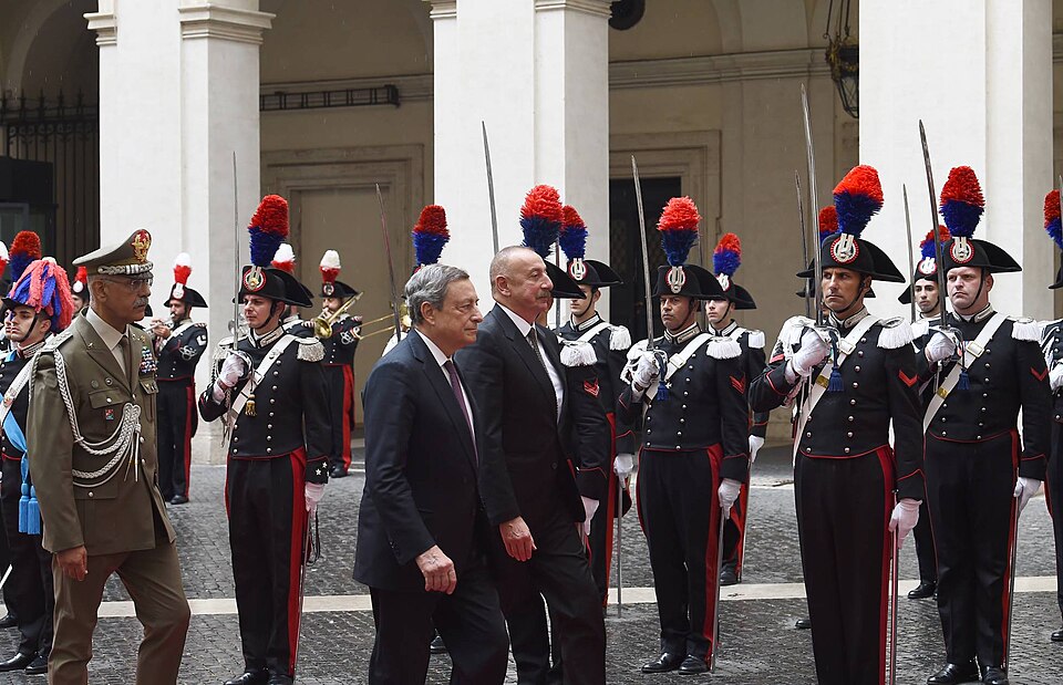 Zdjęcie ilustracyjne: Ilham Aliyev met with President of Council of Ministers of Italy Mario Draghi 06.jpg