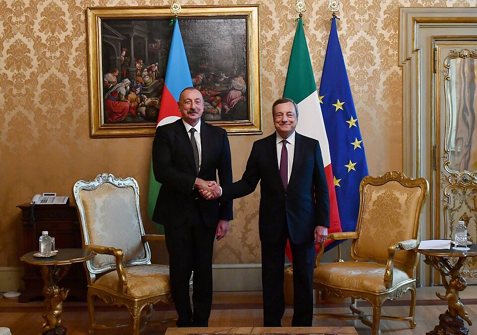 Zdjęcie ilustracyjne: Ilham Aliyev met with President of Council of Ministers of Italy Mario Draghi 12.jpg