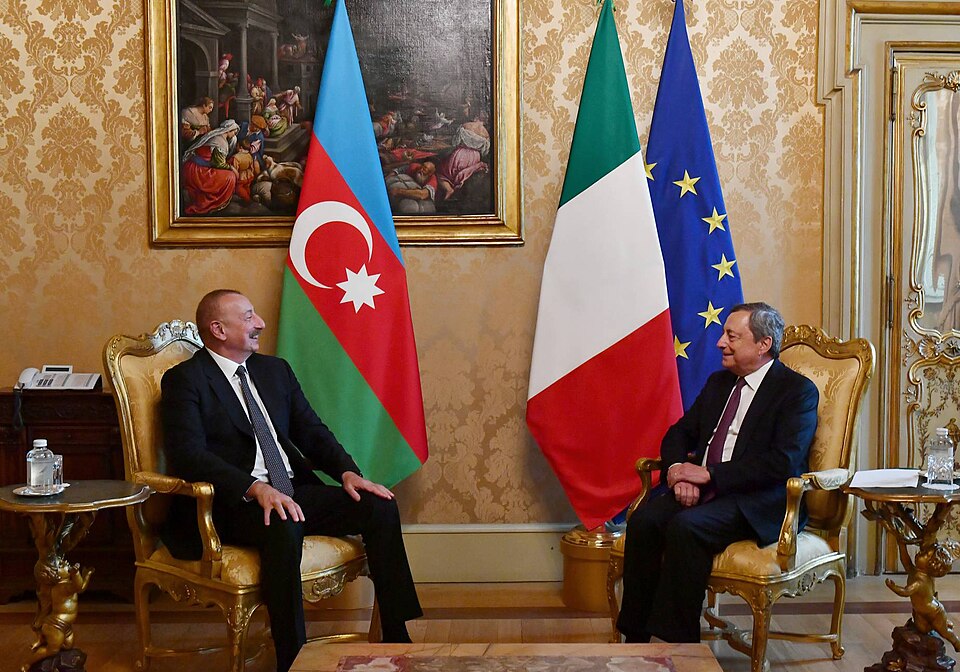 Zdjęcie ilustracyjne: Ilham Aliyev met with President of Council of Ministers of Italy Mario Draghi 13.jpg
