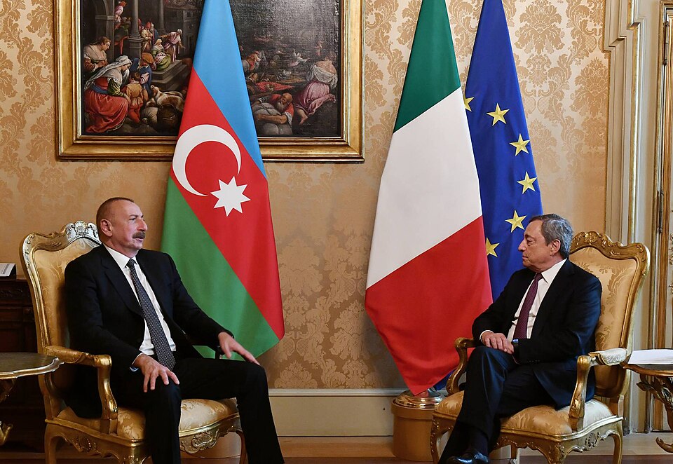 Zdjęcie ilustracyjne: Ilham Aliyev met with President of Council of Ministers of Italy Mario Draghi 14.jpg