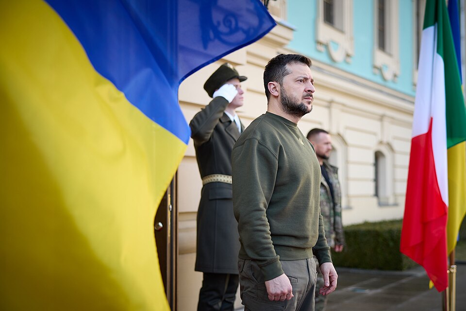 Zdjęcie ilustracyjne: Meeting with the President of the Council of Ministers of the Italian Republic in Kyiv. (52716096155).jpg