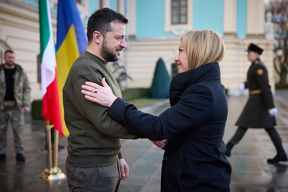 Zdjęcie ilustracyjne: Meeting with the President of the Council of Ministers of the Italian Republic in Kyiv. (52715150472).jpg