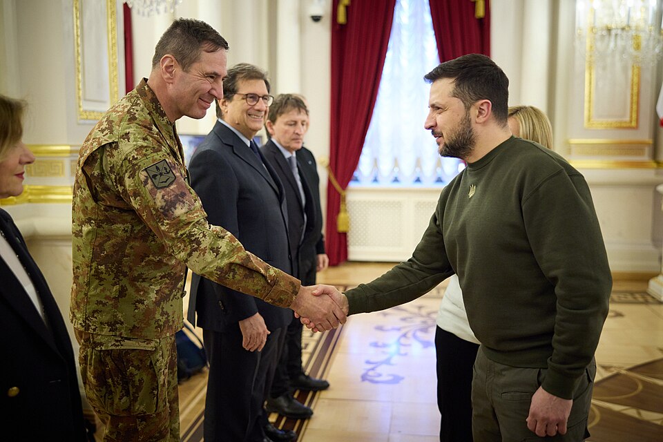 Zdjęcie ilustracyjne: Meeting with the President of the Council of Ministers of the Italian Republic in Kyiv. (52715149932).jpg