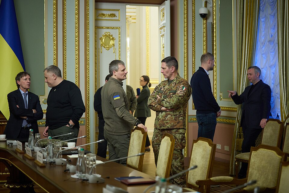 Zdjęcie ilustracyjne: Meeting with the President of the Council of Ministers of the Italian Republic in Kyiv. (52715149947).jpg