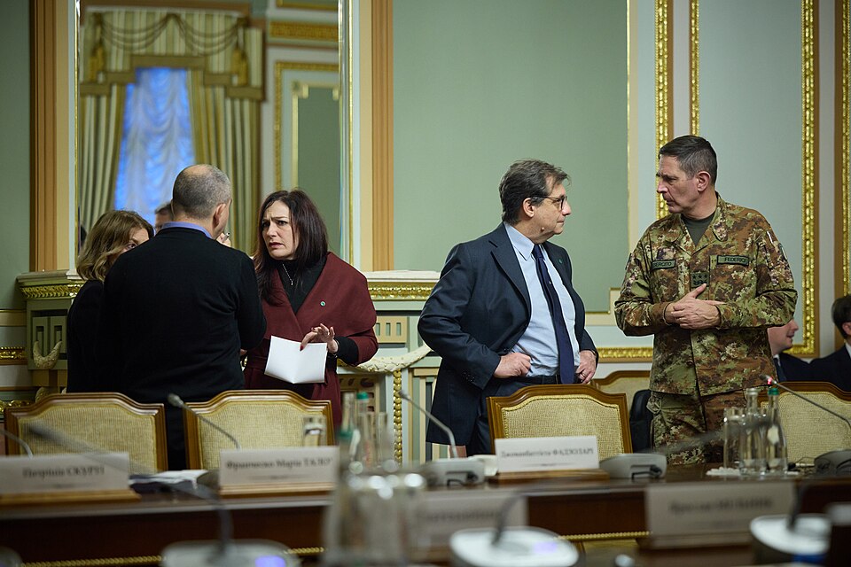 Zdjęcie ilustracyjne: Meeting with the President of the Council of Ministers of the Italian Republic in Kyiv. (52715673776).jpg