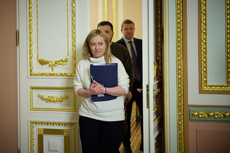 Zdjęcie ilustracyjne: Meeting with the President of the Council of Ministers of the Italian Republic in Kyiv. (52716096500).jpg