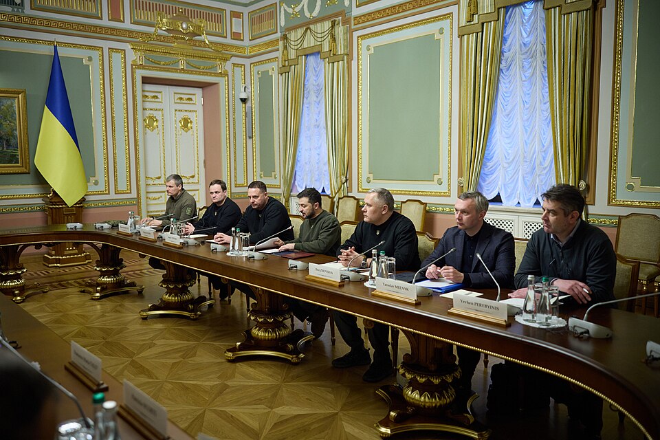 Zdjęcie ilustracyjne: Meeting with the President of the Council of Ministers of the Italian Republic in Kyiv. (52716154018).jpg