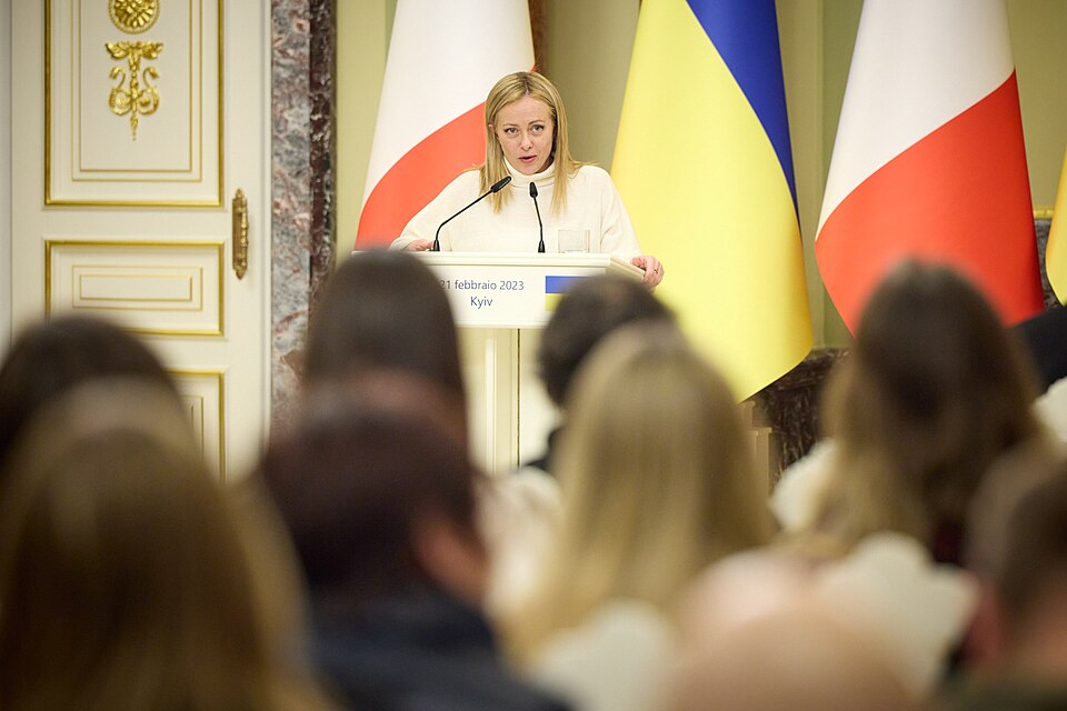 Zdjęcie ilustracyjne: Meeting with the President of the Council of Ministers of the Italian Republic in Kyiv. (52715150022).jpg