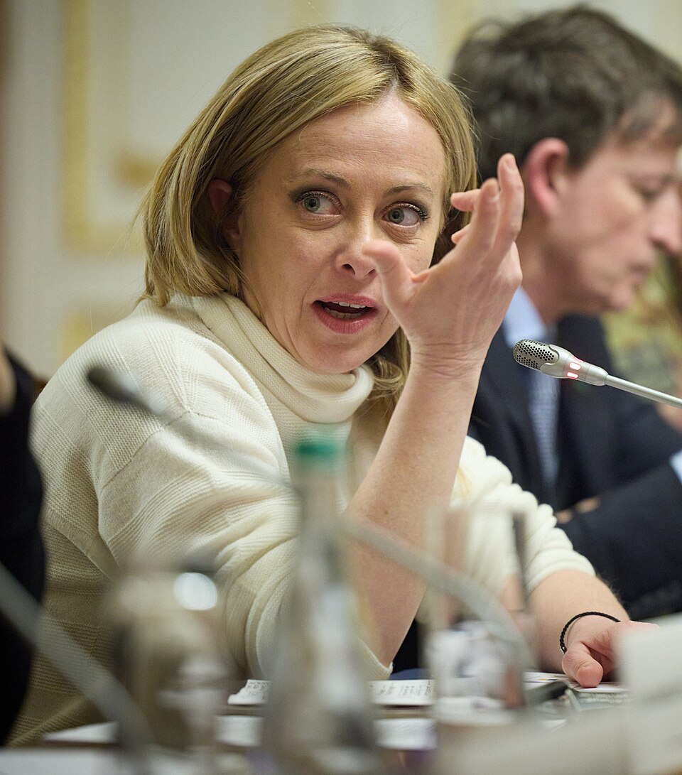 Zdjęcie ilustracyjne: Meeting with the President of the Council of Ministers of the Italian Republic in Kyiv. (52715931599) (cropped).jpg