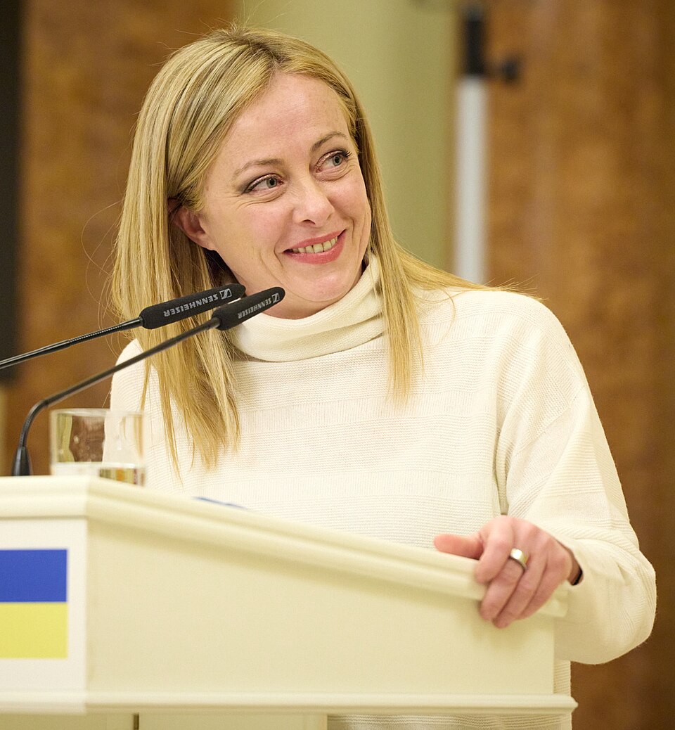 Zdjęcie ilustracyjne: Meeting with the President of the Council of Ministers of the Italian Republic in Kyiv. (52715673471) (cropped).jpg