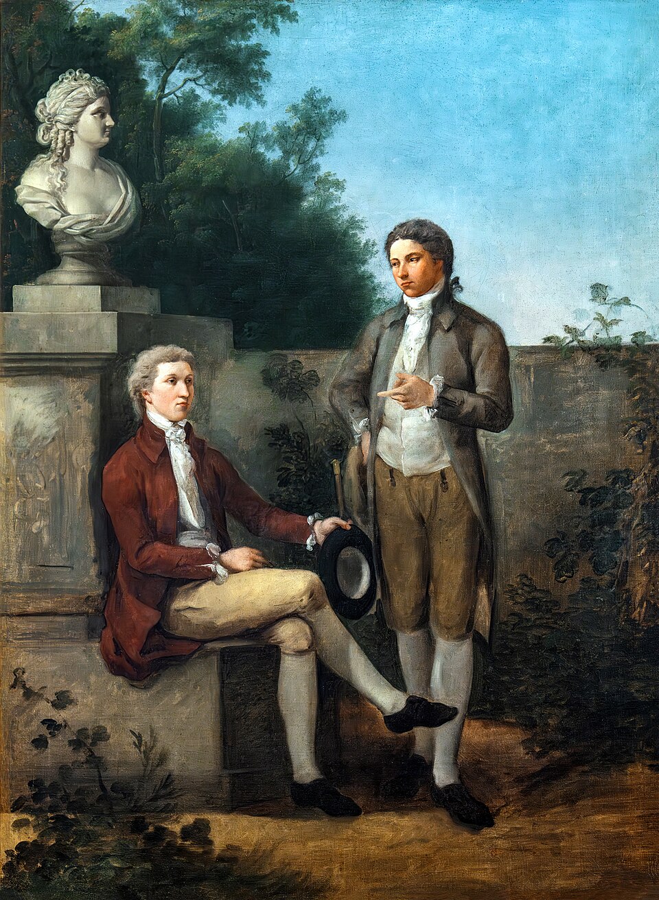 Zdjęcie ilustracyjne: (Venice) Teodoro Matteini - Portrait of two gentlemen in a landscape - gallerie Accademia.jpg