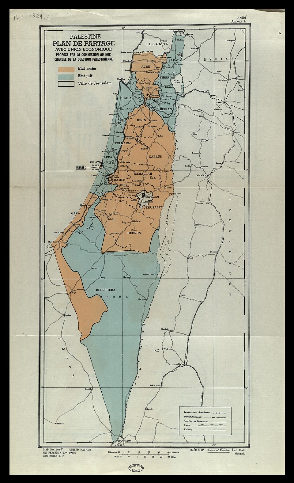 Zdjęcie ilustracyjne: United Nations, Palestine plan de partage (FL27974405 2921288).jpg