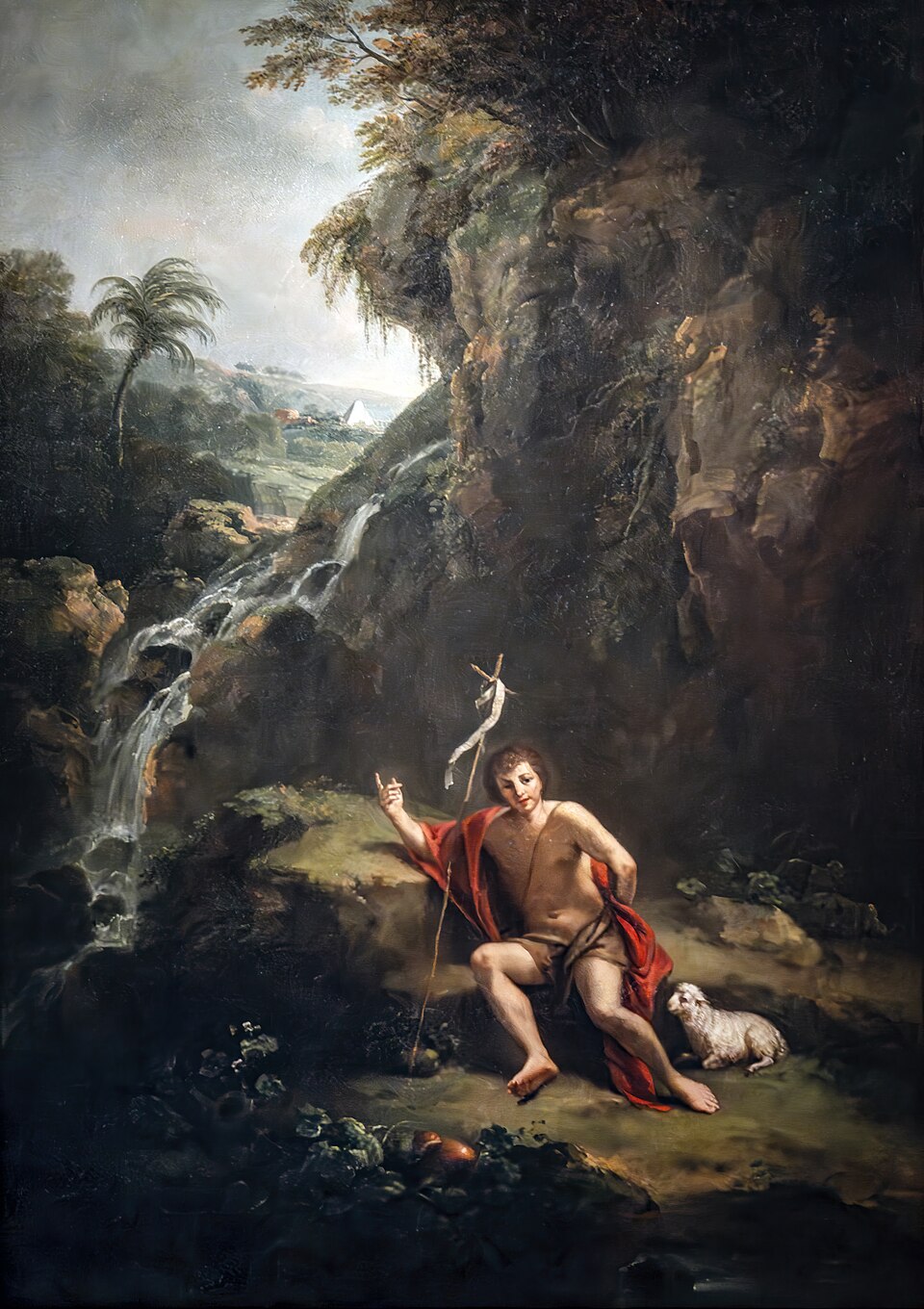 Zdjęcie ilustracyjne: (Venice) Landscape with St John the Baptist by Francesco Zuccarelli - Gallerie Accademia.jpg