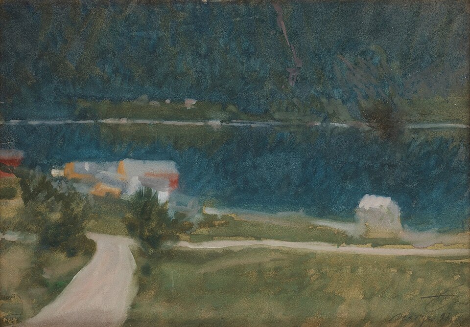 Zdjęcie ilustracyjne: Anders Zorn - Fjord landscape 1891.jpg