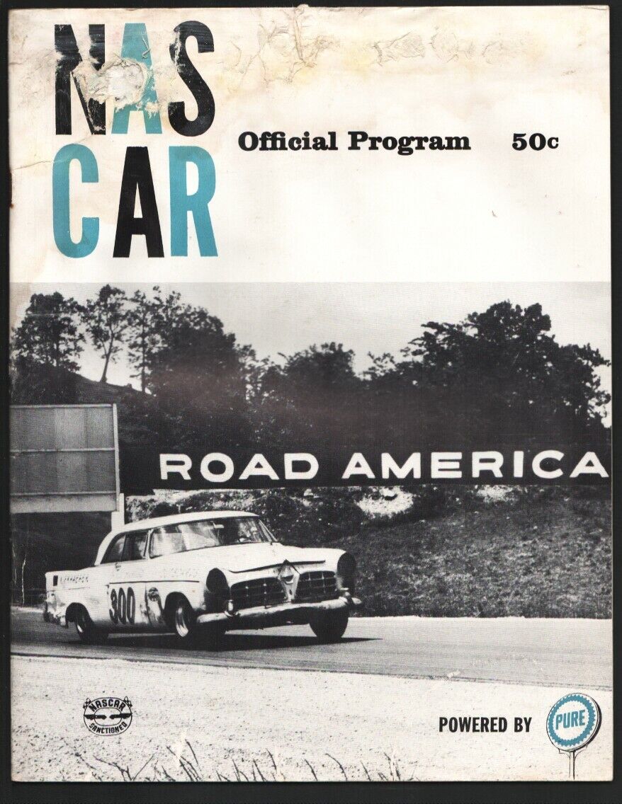 Zdjęcie ilustracyjne: NASCAR 1956 Road America program.jpg