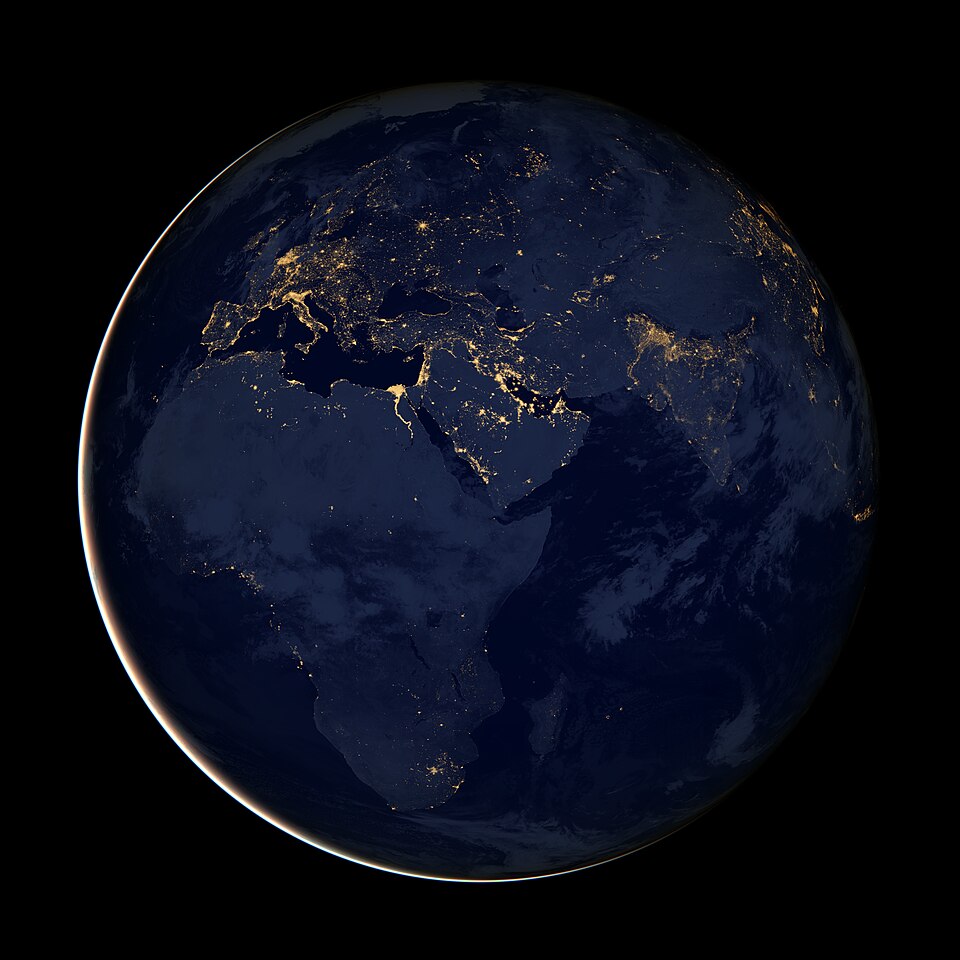 Zdjęcie ilustracyjne: City Lights of Africa, Europe, and the Middle East1.jpg