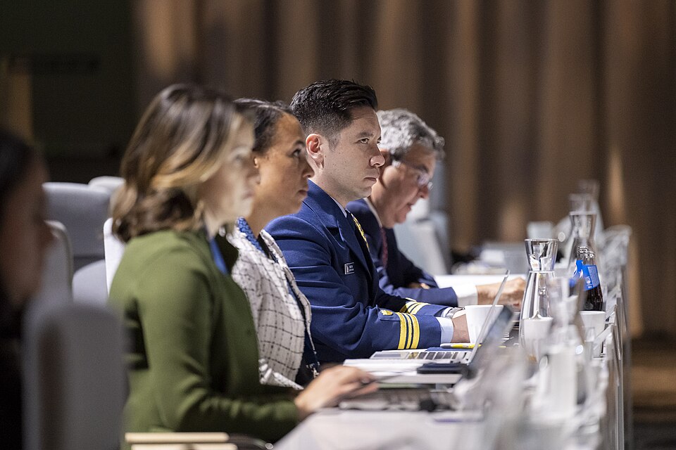 Zdjęcie ilustracyjne: U.S. Secretary of the Department of Homeland Security Secretary Alejandro Mayorkas travels to the United States-European Union Justice and Home Affairs Ministerial in Stockholm, Sweden on June 19, 2023 - 35.jpg