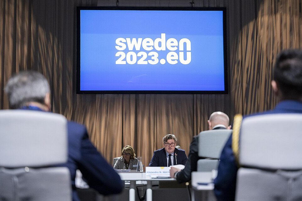 Zdjęcie ilustracyjne: U.S. Secretary of the Department of Homeland Security Secretary Alejandro Mayorkas travels to the United States-European Union Justice and Home Affairs Ministerial in Stockholm, Sweden on June 19, 2023 - 98.jpg