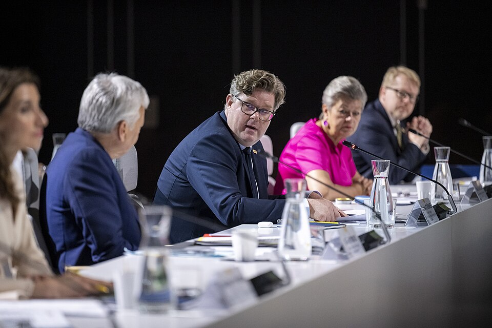Zdjęcie ilustracyjne: U.S. Secretary of the Department of Homeland Security Secretary Alejandro Mayorkas travels to the United States-European Union Justice and Home Affairs Ministerial in Stockholm, Sweden on June 19, 2023 - 99.jpg