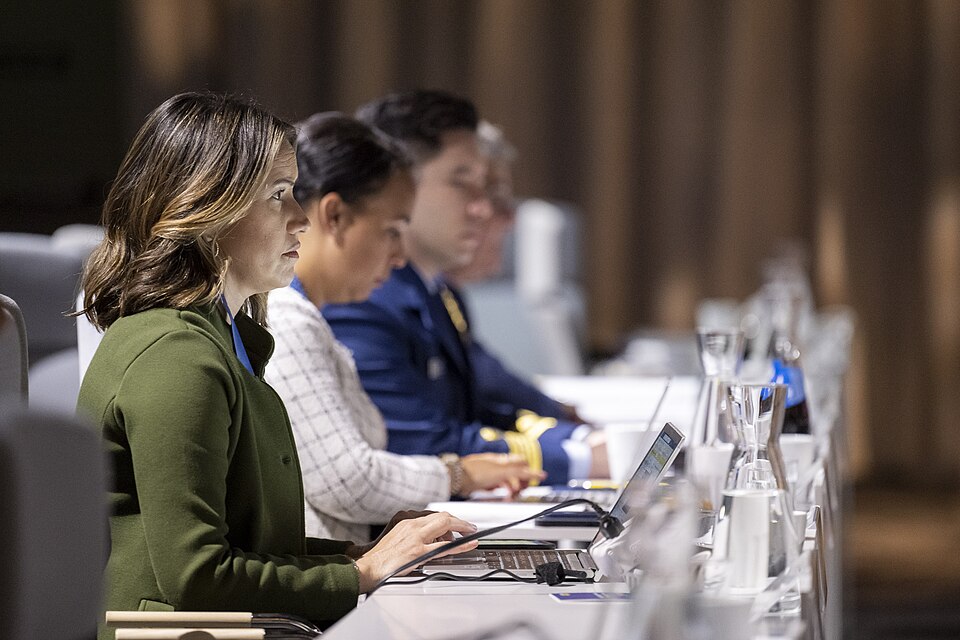 Zdjęcie ilustracyjne: U.S. Secretary of the Department of Homeland Security Secretary Alejandro Mayorkas travels to the United States-European Union Justice and Home Affairs Ministerial in Stockholm, Sweden on June 19, 2023 - 113.jpg