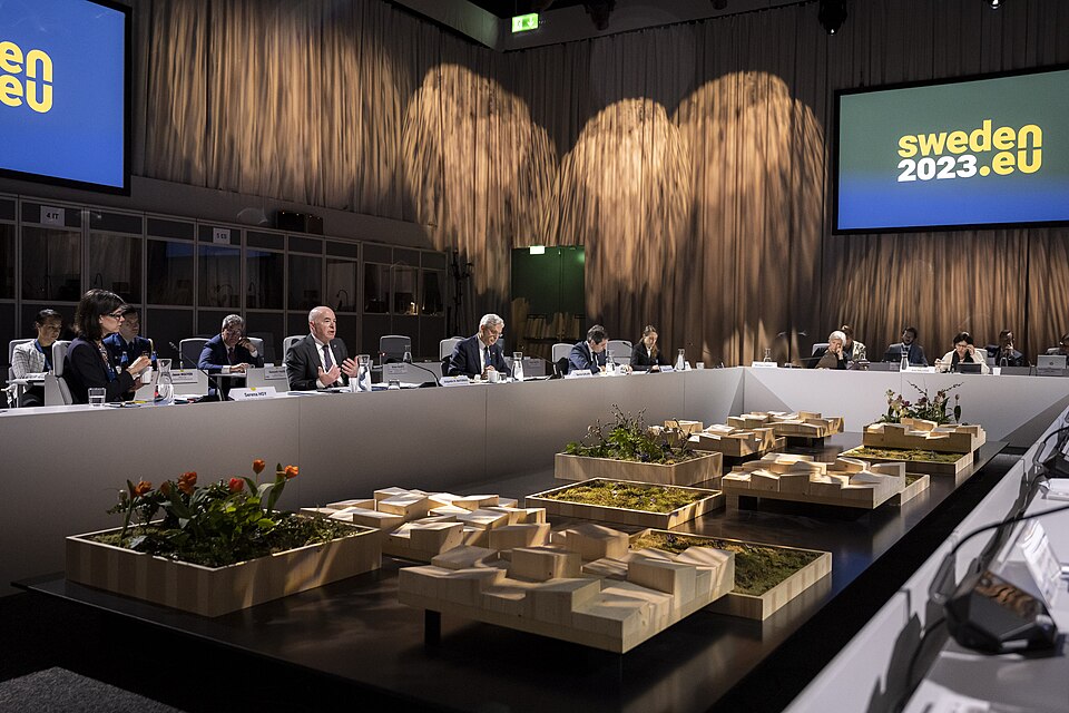 Zdjęcie ilustracyjne: U.S. Secretary of the Department of Homeland Security Secretary Alejandro Mayorkas travels to the United States-European Union Justice and Home Affairs Ministerial in Stockholm, Sweden on June 19, 2023 - 115.jpg