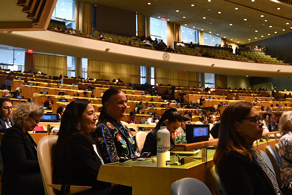 Zdjęcie ilustracyjne: Secretary of the Interior Deb Haaland traveled to New York City to represent the United States at the United Nation’s 23rd Permanent Forum on Indigenous Issues on 15 April 2024 - 4.jpg