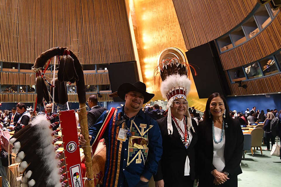 Zdjęcie ilustracyjne: Secretary of the Interior Deb Haaland traveled to New York City to represent the United States at the United Nation’s 23rd Permanent Forum on Indigenous Issues on 15 April 2024 - 7.jpg