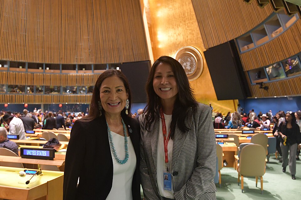 Zdjęcie ilustracyjne: Secretary of the Interior Deb Haaland traveled to New York City to represent the United States at the United Nation’s 23rd Permanent Forum on Indigenous Issues on 15 April 2024 - 8.jpg