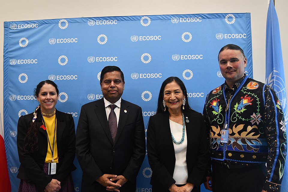 Zdjęcie ilustracyjne: Secretary of the Interior Deb Haaland traveled to New York City to represent the United States at the United Nation’s 23rd Permanent Forum on Indigenous Issues on 15 April 2024 - 12.jpg