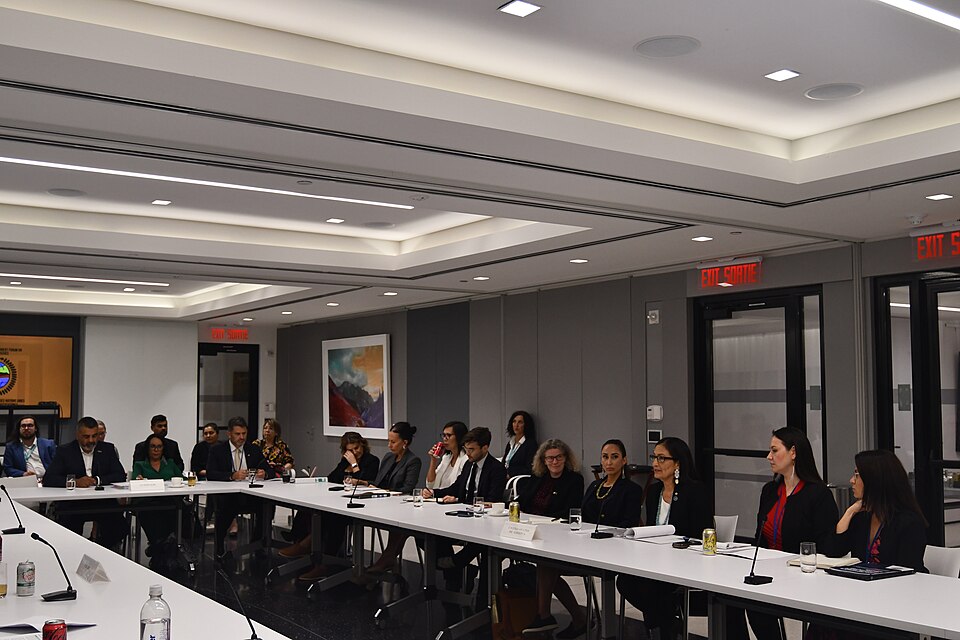 Zdjęcie ilustracyjne: Secretary of the Interior Deb Haaland traveled to New York City to represent the United States at the United Nation’s 23rd Permanent Forum on Indigenous Issues on 15 April 2024 - 14.jpg