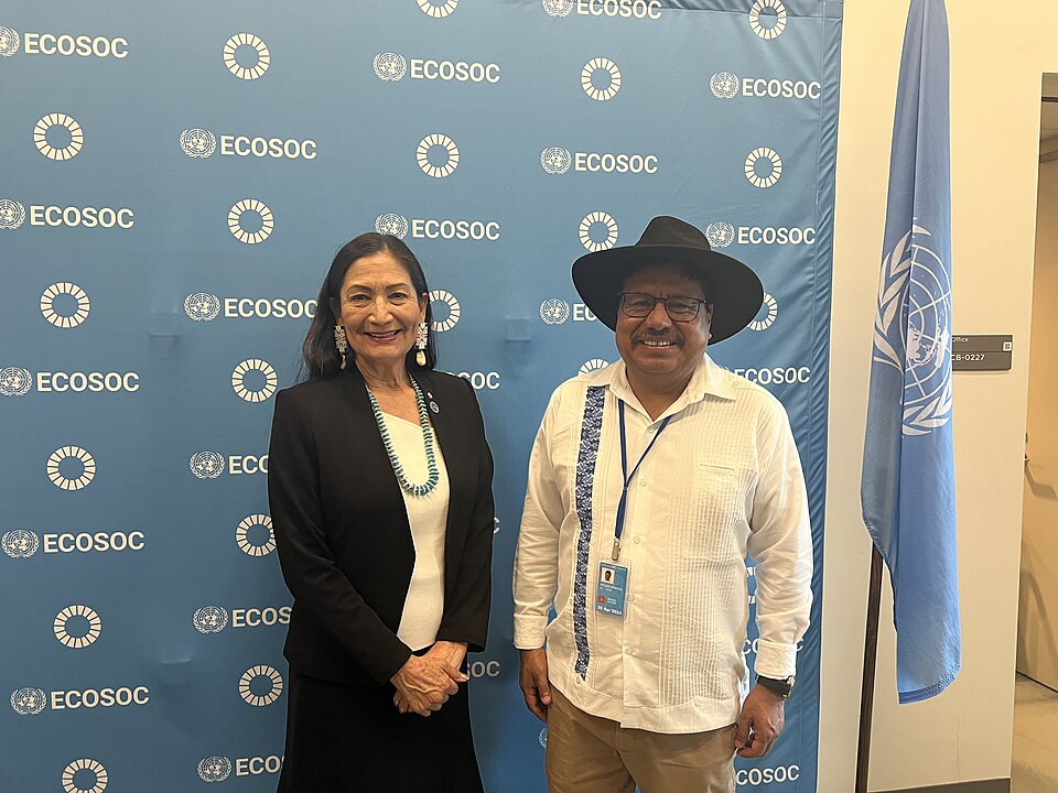 Zdjęcie ilustracyjne: Secretary of the Interior Deb Haaland traveled to New York City to represent the United States at the United Nation’s 23rd Permanent Forum on Indigenous Issues on 15 April 2024 - 17.jpg
