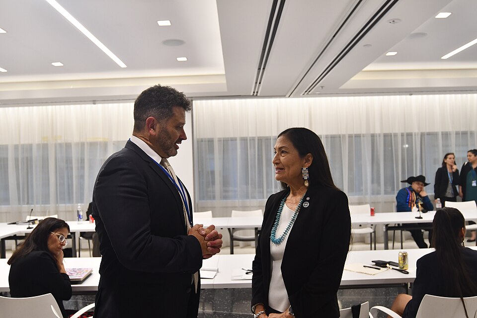 Zdjęcie ilustracyjne: Secretary of the Interior Deb Haaland traveled to New York City to represent the United States at the United Nation’s 23rd Permanent Forum on Indigenous Issues on 15 April 2024 - 18.jpg