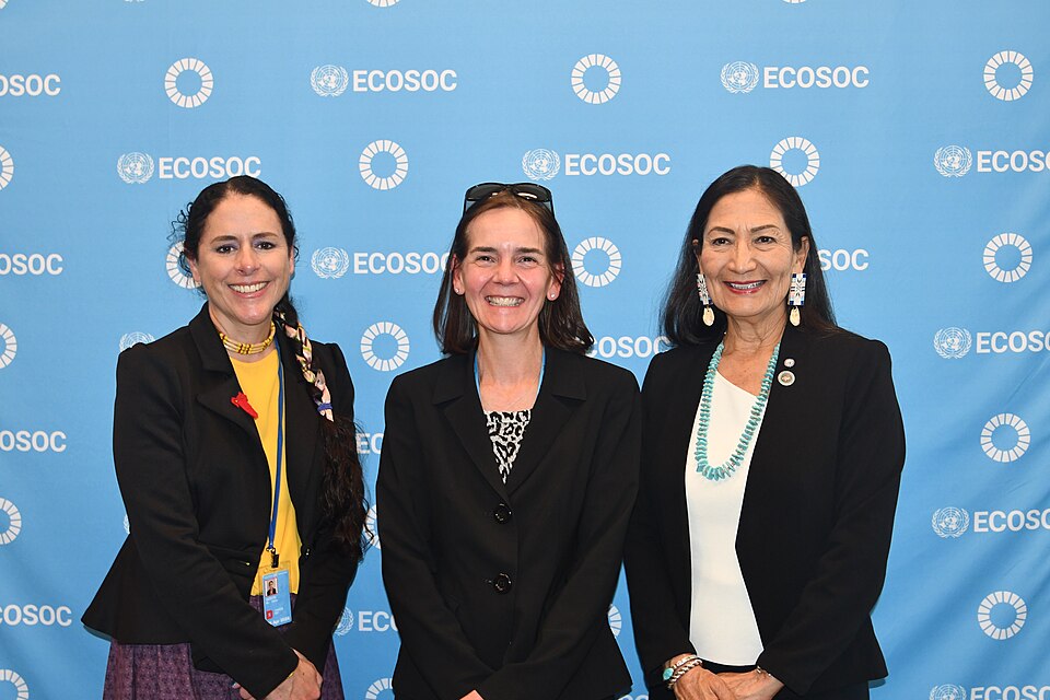Zdjęcie ilustracyjne: Secretary of the Interior Deb Haaland traveled to New York City to represent the United States at the United Nation’s 23rd Permanent Forum on Indigenous Issues on 15 April 2024 - 21.jpg