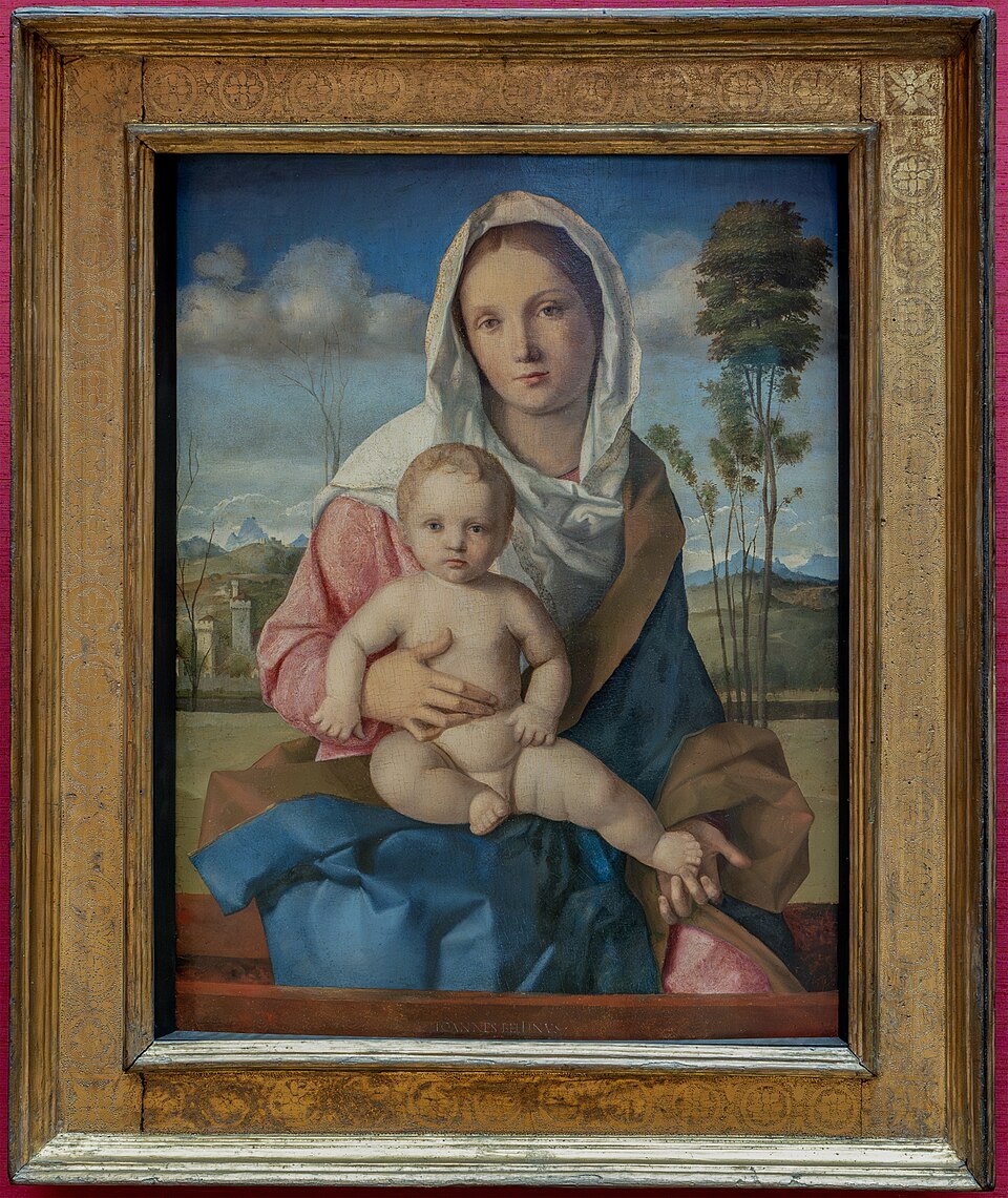 Zdjęcie ilustracyjne: The Madonna and Child in a landscape (Dudley Madonna) - Giovanni Bellini.jpg