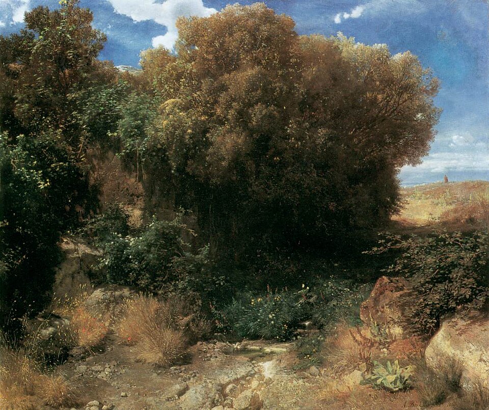 Zdjęcie ilustracyjne: Arnold Böcklin - Campagna Landscape - WGA3026.jpg