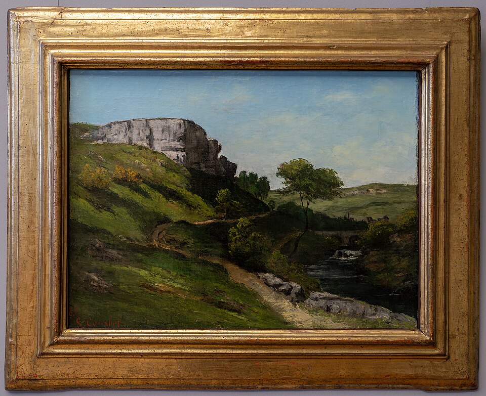 Zdjęcie ilustracyjne: Landscape near Maizières - Gustave Courbet.jpg