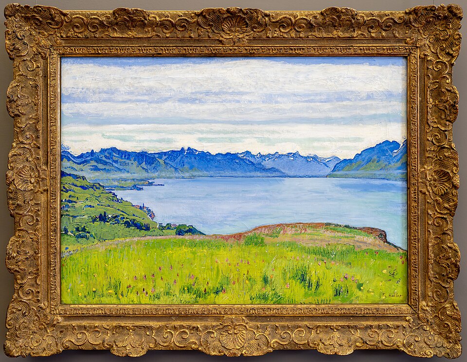 Zdjęcie ilustracyjne: Landscape at Lake Geneva with View Towards the Valais - Ferdinand Hodler.jpg