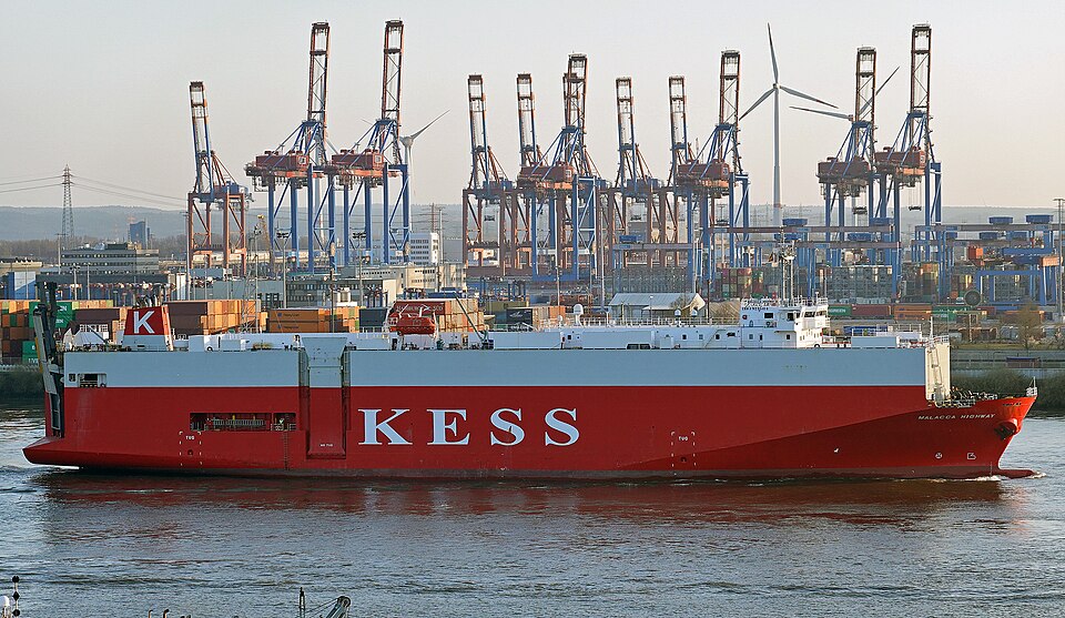 Zdjęcie ilustracyjne: Malacca Highway IMO 9235414 R Hamburg 28-03-2025 (2).jpg