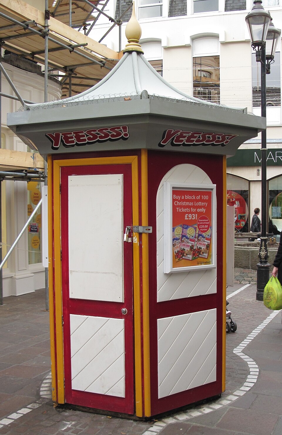 Zdjęcie ilustracyjne: Lottery kiosk Saint Helier a.jpg