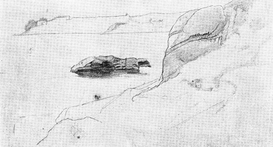 Zdjęcie ilustracyjne: Coastal landscape (c.1862–1866), by Nino Costa.jpg