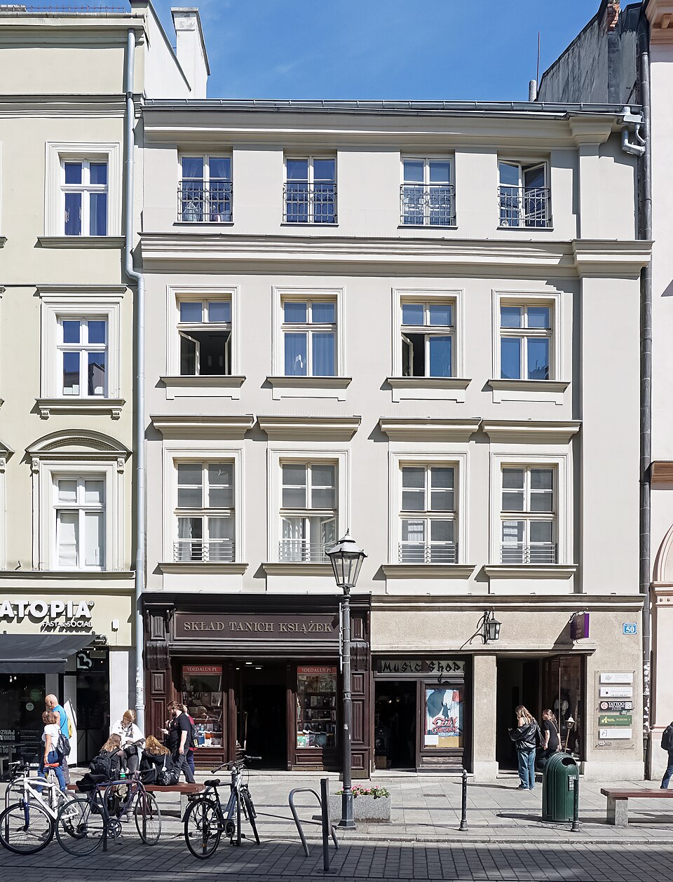 Zdjęcie ilustracyjne: Tenement house, 50 Grodzka street, Kraków, Poland.jpg