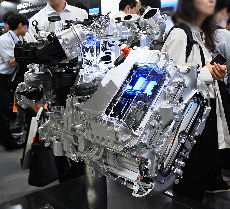 Zdjęcie ilustracyjne: Nissan Qashqai e-POWER powertrain 03.jpg