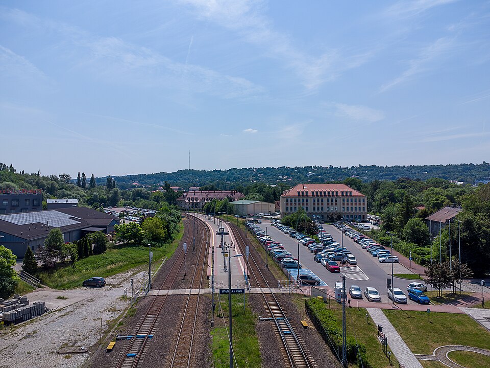 Zdjęcie ilustracyjne: Wieliczka Park train station,... 2026, Wieliczka City, Poland.jpg