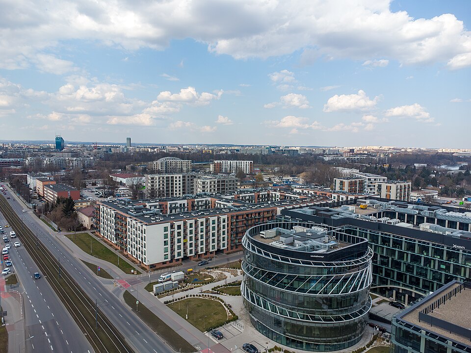 Zdjęcie ilustracyjne: Modern office development in the Zabłocie district, 2026, Kraków, Poland (1).jpg