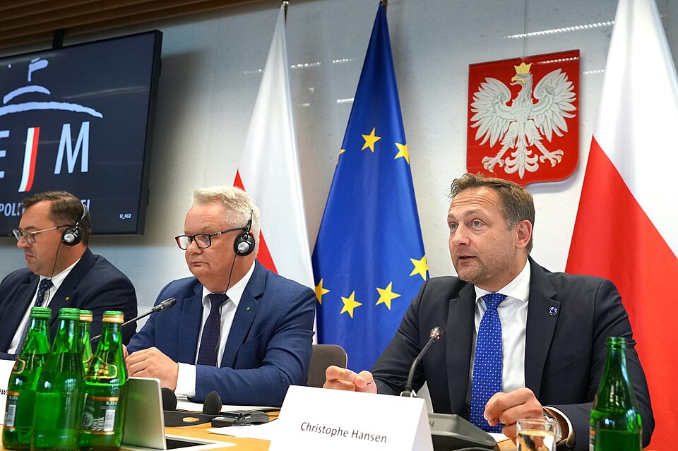 Zdjęcie ilustracyjne: Visit of Christophe Hansen, to Poland (P-069901-00-11).jpg