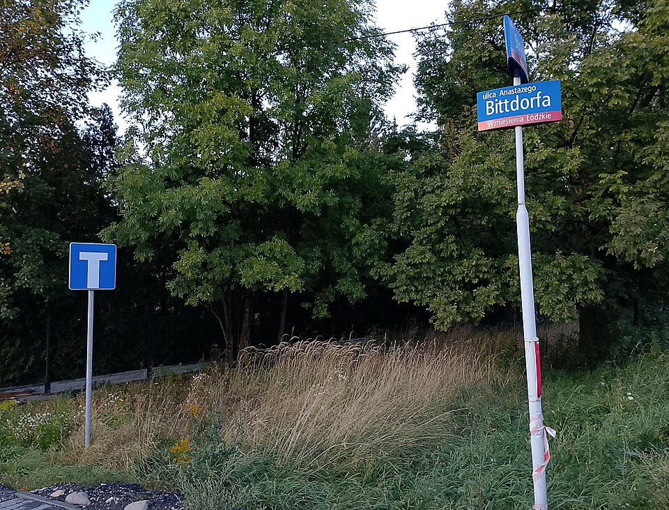 Zdjęcie ilustracyjne: Ulica Anastazego Bittdorfa (Łódź).jpg