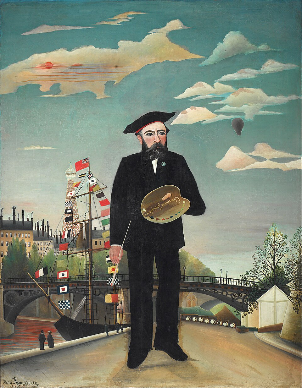 Zdjęcie ilustracyjne: Henri Rousseau - Myself- Portrait – Landscape - Google Art Project.jpg